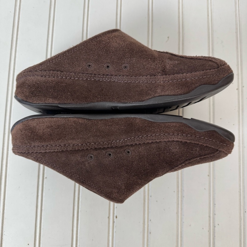 FitFlop Gogh Clog Women Shoes Size 9 Suede Chocolate Brown Casual Everyday Wear - Picture 7 of 9